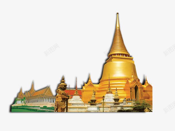 泰国建筑png免抠素材_88icon https://88icon.com 泰国建筑 装饰 设计