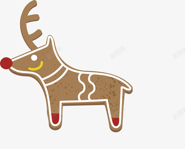 可爱驯鹿饼干矢量图ai免抠素材_88icon https://88icon.com 可爱驯鹿 圣诞节 圣诞饼干 矢量png 驯鹿 驯鹿饼干 矢量图