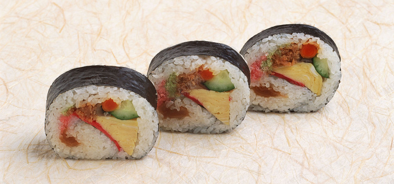 日系寿司美食背景
