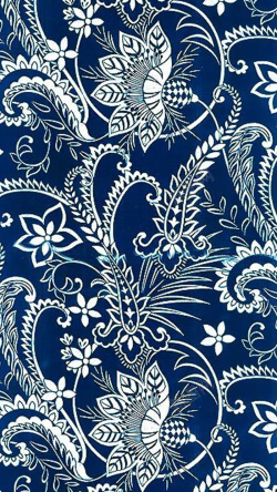 花径蓝色花卉底纹复古h5素材背景高清图片