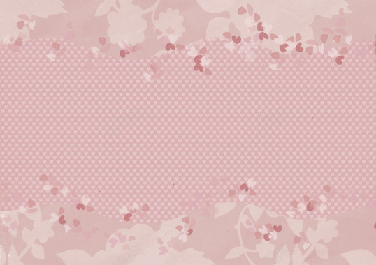 粉红色清新花纹卡片邀请函背景素材背景