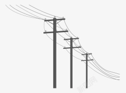 电线杆电线杆和电线高清图片