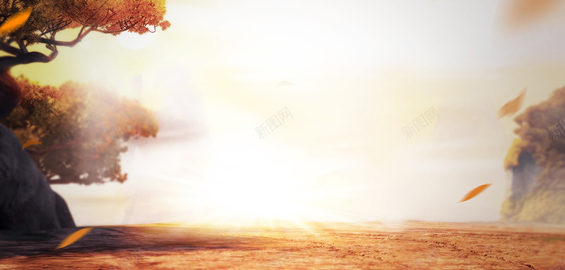 秋季浪漫梦幻落叶暖色背景素材psd设计背景_88icon https://88icon.com 背景素材 秋季背景 落叶素材 秋季素材 浪漫梦幻 暖色背景 梦幻背景