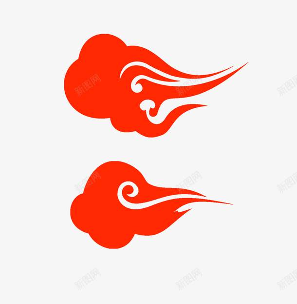 祥云复古祥云中式元素装饰图案红色祥云png免抠素材_88icon https://88icon.com 中式元素 复古祥云 祥云 红色祥云 装饰图案
