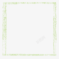 边框卡通边框绿色边框装饰元素素材