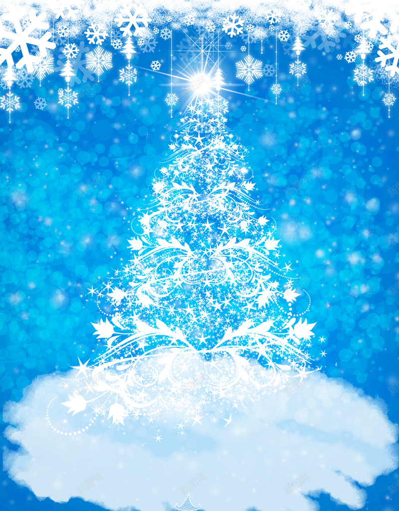 梦幻圣诞节雪花海报背景psd设计背景_88icon https://88icon.com 圣诞节 圣诞节广告图片下载 广告 雪花