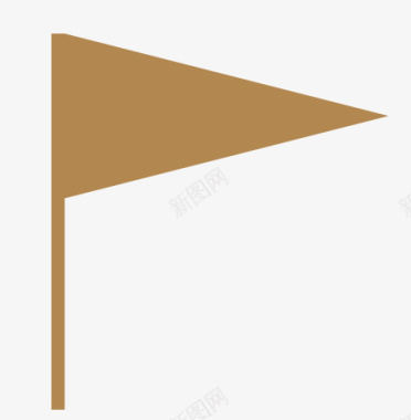 咖啡色之旗子2图标图标