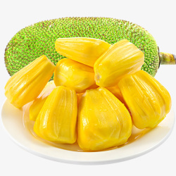黄心菠萝蜜果素材