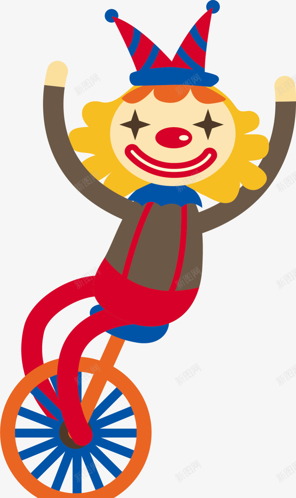 愚人节手舞足蹈的小丑png免抠素材_88icon https://88icon.com 可爱小丑 喜悦 开心 愚人节 手舞足蹈的小丑 跳舞