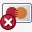 卡万事达卡删除支付付款信用卡退图标图标