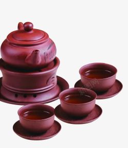 古典紫砂茶具素材
