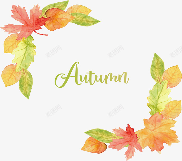 秋天美丽手绘树叶png免抠素材_88icon https://88icon.com 手绘风 矢量png 秋叶 秋天 秋天树叶 美丽树叶