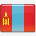 蒙古国旗国国家标志图标图标