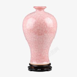 冰片冰片裂纹釉花瓶装饰梅瓶高清图片