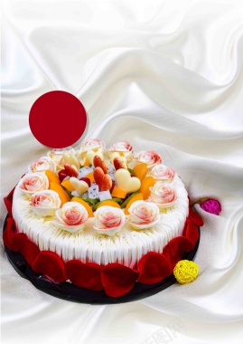 欧式蛋糕美食海报背景模板背景