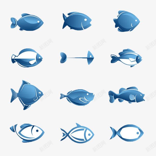 鱼水族水生物动物卡通png免抠素材_88icon https://88icon.com 动物 卡通 水族 水生物 鱼