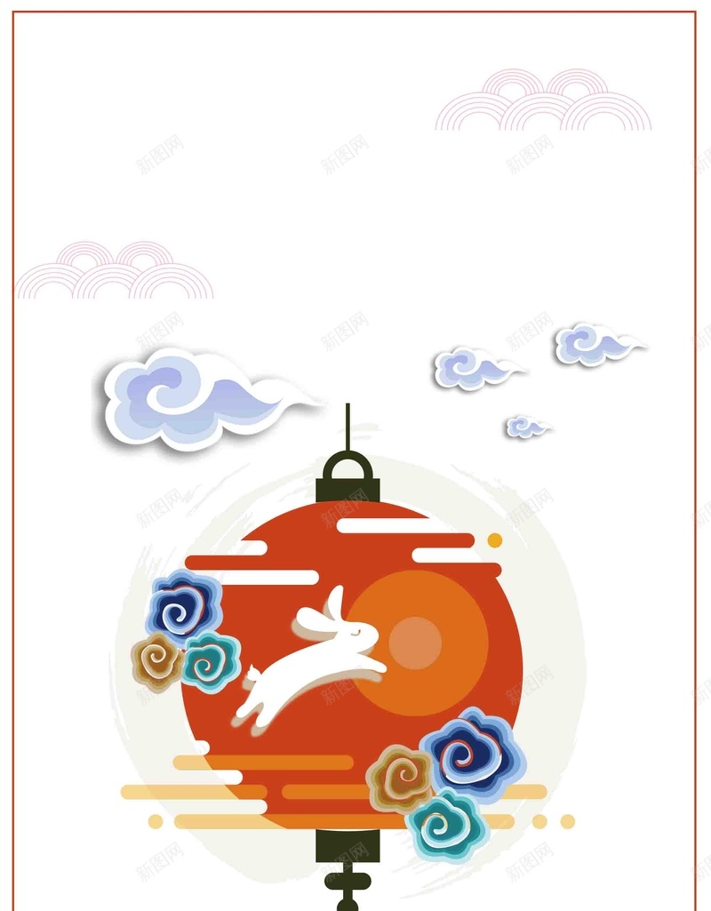 中秋节手绘插画宣传psd设计背景_88icon https://88icon.com 中秋月亮 中秋节 佳节 佳节献礼 八月十五 喜迎中秋节 团圆佳节 手绘 插画 玉兔