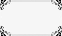 传统花边边框素材