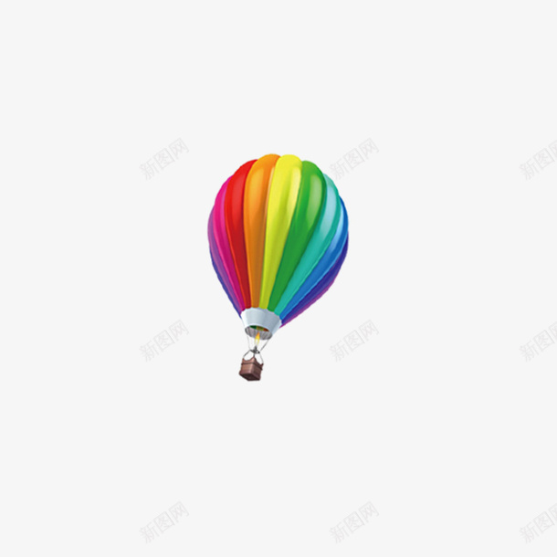 飞在空中的热气球png免抠素材_88icon https://88icon.com 彩色气球 彩色热气球 漂浮在空中的热气球 热气球