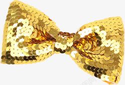 金色亮片发夹素材