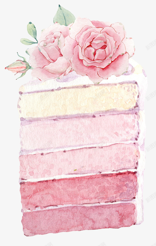玫瑰蛋糕蛋糕手绘蛋糕粉色蛋糕png免抠素材_88icon https://88icon.com 手绘蛋糕 玫瑰蛋糕 粉色蛋糕 蛋糕