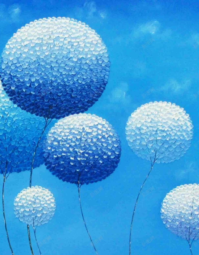 蓝色气球H5背景jpg设计背景_88icon https://88icon.com 天空 梦想 气球 童年 蓝色 H5背景 H5 h5 卡通 童趣 手绘