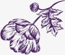 一朵花紫色花纹png免抠素材_88icon https://88icon.com 一朵 紫色 花纹