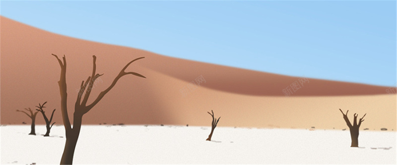 荒野沙漠背景jpg设计背景_88icon https://88icon.com 摄影 枯树 沙漠 海报banner 荒野 风景