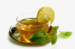 柠檬茶绿茶红茶下午茶素材