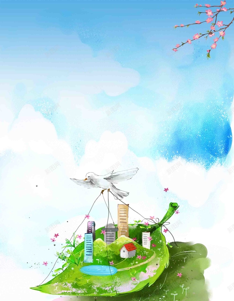 四月你好清新春季海报背景模板psd设计背景_88icon https://88icon.com 四月你好 背景模板 春季 海报 清新 创意 踏青 绿色 宣传