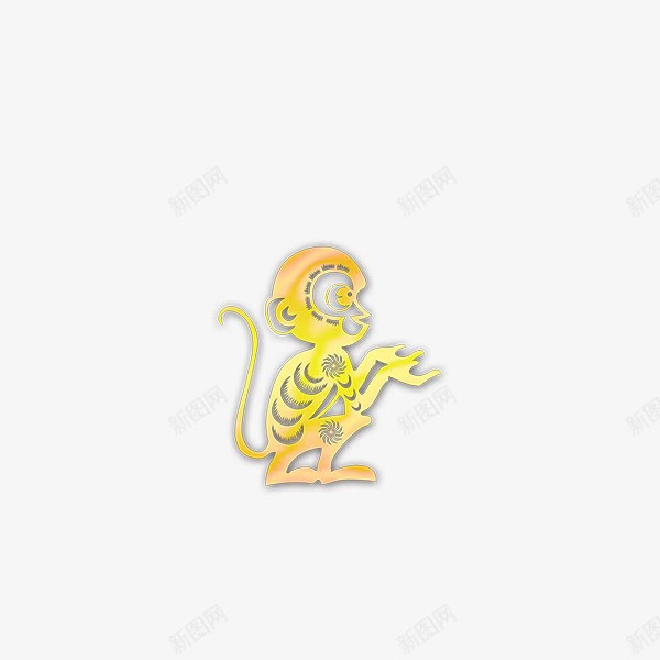 猴年卡通png免抠素材_88icon https://88icon.com 2016 卡通 卡通素材 新年 猴年