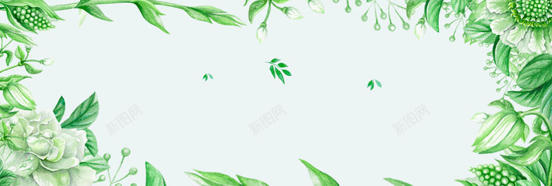 简约绿色文艺清新鲜花植物淘宝bannerpsd设计背景_88icon https://88icon.com banner 文艺 植物 海报 淘宝 清新 电商 简约 绿色 鲜花