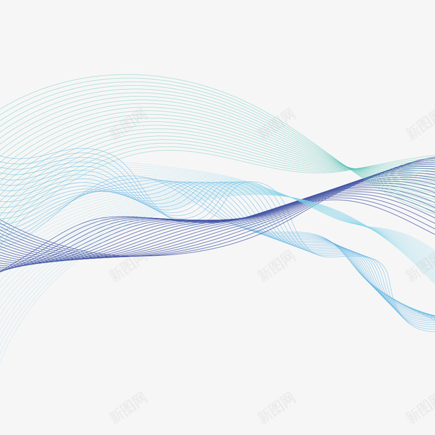 蓝色条纹水纹png免抠素材_88icon https://88icon.com 条纹 水纹 花纹 蓝色条纹