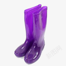 水鞋png免抠素材_88icon https://88icon.com 水鞋 简约 紫色