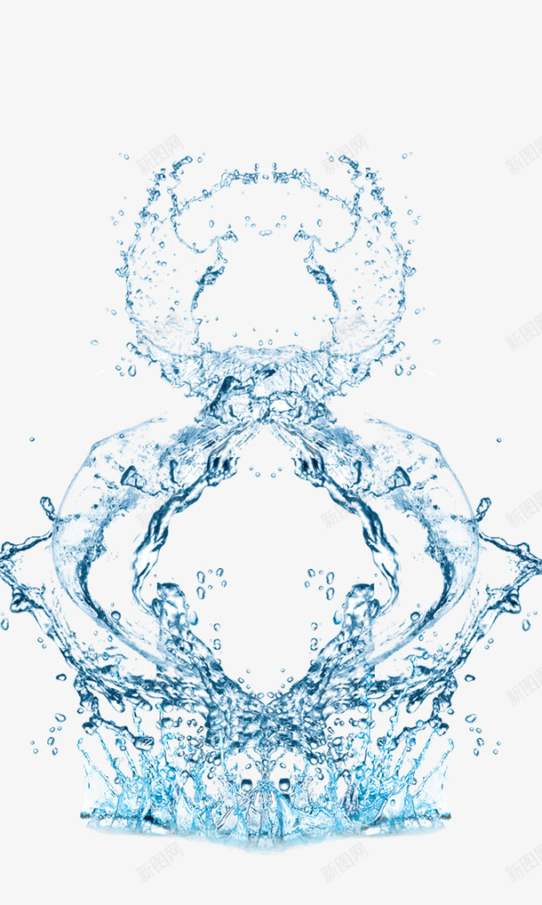 水花元素png免抠素材_88icon https://88icon.com 免抠元素 水 水花 白色水