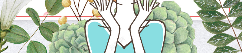 新氧换肤文艺小清新插画美容护肤海报psd设计背景_88icon https://88icon.com 冬季 小清新 护肤 换肤 插画 文艺 新氧 海报 美容
