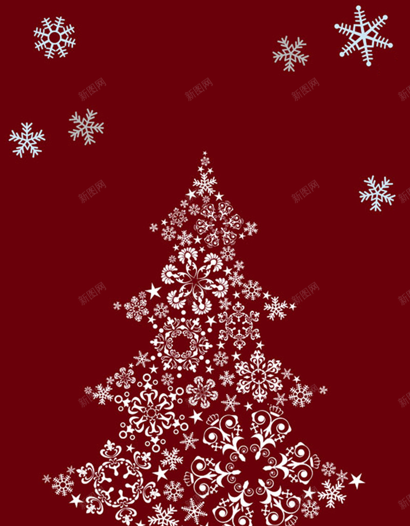 圣诞节发光圣诞树红色H5背景jpg设计背景_88icon https://88icon.com 红色 圣诞节 圣诞树 发光 星星 雪花 H5 幸福 快乐 激情 狂欢
