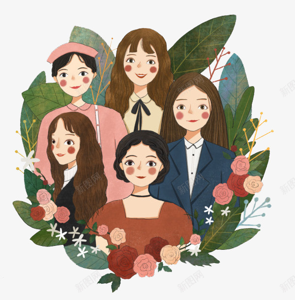 妇女节各种职业插画png免抠素材_88icon https://88icon.com 女孩 妇女 少女 插画