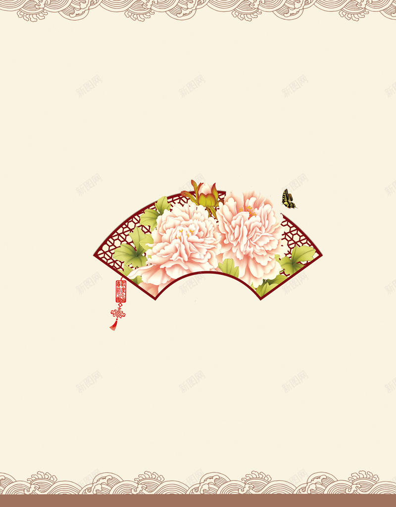 清雅牡丹扇形海报背景模板psd设计背景_88icon https://88icon.com 清雅 牡丹 扇形 海报背景模板 新年贺卡 邀请函 海报背景 牡丹背景 海报模板 清雅背景