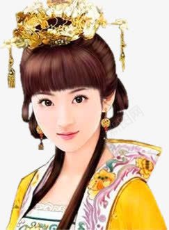 一身黄衣的古代美人png免抠素材_88icon https://88icon.com 一身 古代 美人