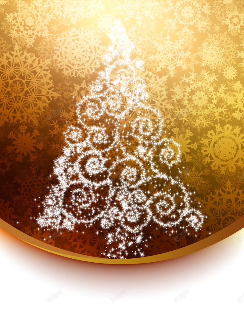 金色圣诞节背景素材eps设计背景_88icon https://88icon.com 圣诞树 圣诞节 金色 雪花 雪 贵气 花纹 背景 圣诞节背景 质感 纹理