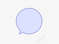 对话框会话气泡卡通对话框简约对话框素材