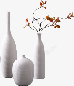 新中式实木花瓶新中式花瓶组合高清图片