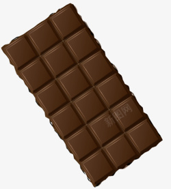 简约棕色巧克力矢量图素材