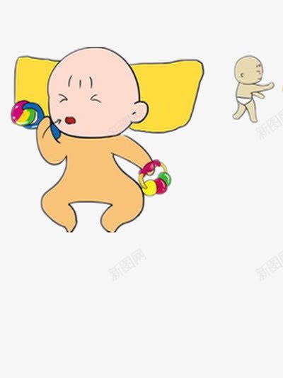 睡觉的婴儿png免抠素材_88icon https://88icon.com 人物 卡通 沉睡 玩具