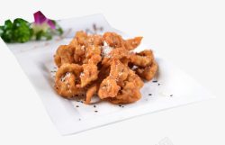 椰丝咖喱脆皮鸡素材