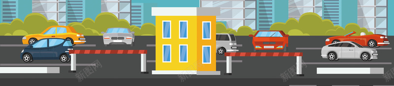 卡通城市交通出行psd设计背景_88icon https://88icon.com 交通安全 卡通海报 安全海报 手绘海报 文艺海报 交通海报 出行工具 城市交通