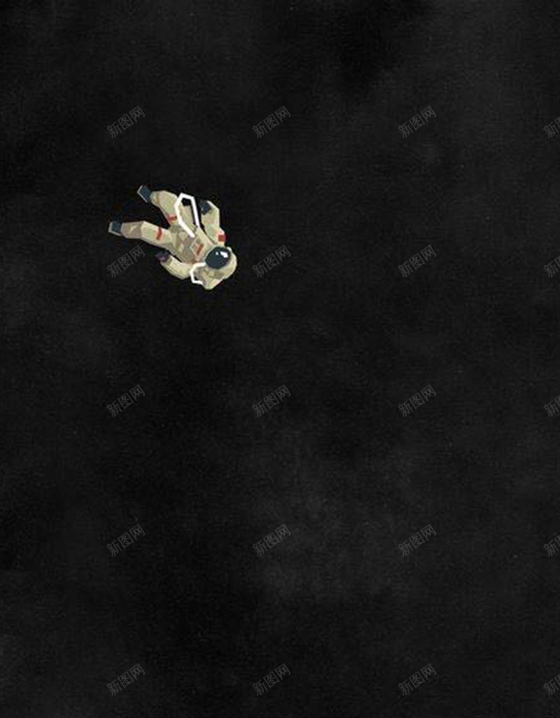宇航员黑色背景jpg设计背景_88icon https://88icon.com H5 h5 商务 宇航员 科幻 科技