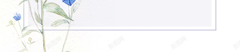 蓝色鲜花清新风景海报背景psd设计背景_88icon https://88icon.com 卡通海报 手绘海报 文艺海报 植物海报 植物背景 清新 简约海报 鲜花海报