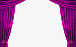 紫色大气帷幕装饰图案素材